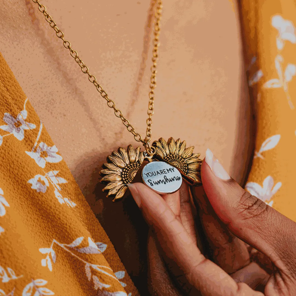 🌻"You Are My Sunshine"🌞Sunflower Necklace