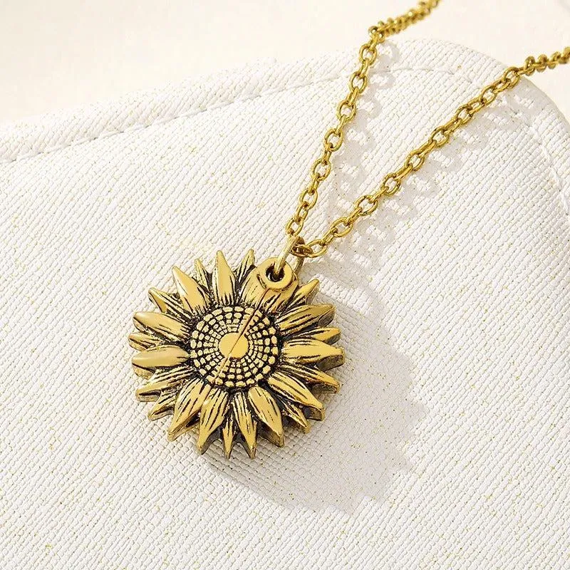 🌻"You Are My Sunshine"🌞Sunflower Necklace