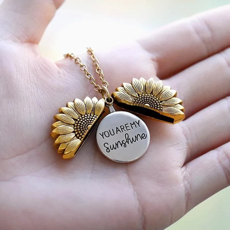 🌻"You Are My Sunshine"🌞Sunflower Necklace