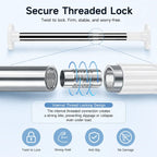 Drill-Free Adjustable Rod